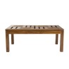 Table basse de jardin MAEVA en bois teck huilé