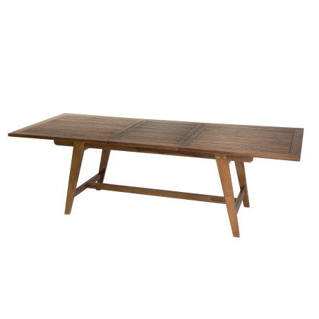 Table de jardin MAEVA - Bois teck huilé - 180/240x100cm