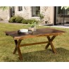 MAEVA Garden Table for 8/10 People - Rectangular, Extendable