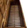 MAEVA Garden Chest in Oiled Teak Wood 165 x 55 cm - Outdoor Furniture