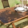 Salon de jardin bois teck huilé MAEVA - 8/10 personnes