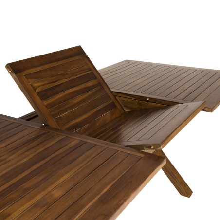 Salon de jardin bois teck huilé MAEVA - 8/10 personnes