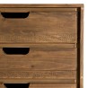 ANDY - Brown Wood Scandi Chest of Drawers | 4 Drawers, Pine