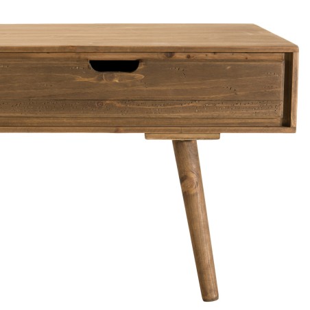 Table basse ANDY - Bois Sapin 4 tiroirs