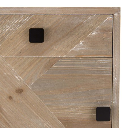 Chevet MANDY beige scandi 1 tiroir 1 porte