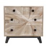 Commode MANDY beige scandi 4 tiroirs