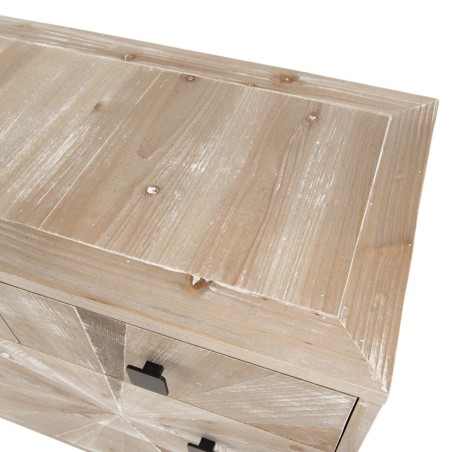 Commode MANDY beige scandi 4 tiroirs