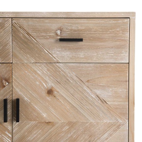 Buffet MANDY beige scandi 2 tiroirs 2 portes