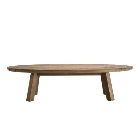 Table basse ovale en bois de pin recyclé SANDY