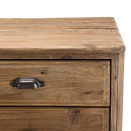SANDY - Brown Cabinet with 2 Drawers and 2 Doors