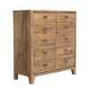 SANDY - Brown Cabinet with 2 Drawers and 2 Doors