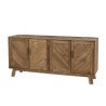 Buffet marron 4 portes bois Pin recyclé SANDY