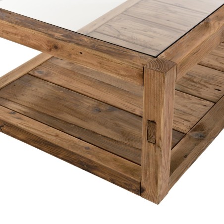 Table basse SANDY en pin recyclé