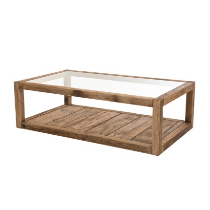 Table basse SANDY en pin recyclé