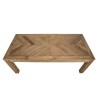 Table à manger rectangulaire en bois Pin recyclé SANDY