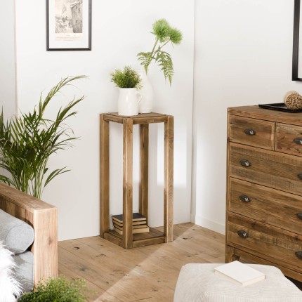 Sellette en pin recyclé SANDY - Marron bois - Dimensions disponibles