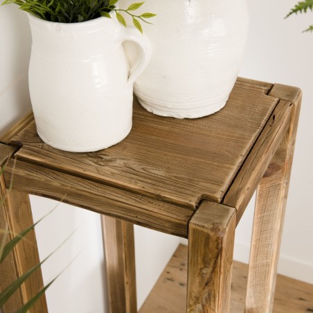 SANDY - Brown Bench in Recycled Pine