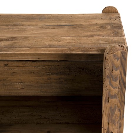Étagère marron 3 niveaux bois Pin recyclé - SANDY