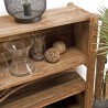 Étagère marron 3 niveaux bois Pin recyclé - SANDY