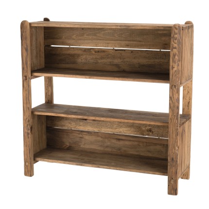Étagère marron 3 niveaux bois Pin recyclé - SANDY