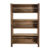 SANDY Brown 5-Tier Recycled Pine Wood Shelf