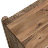 SANDY - Brown 2-Level Recycled Pine Wood Bedside Table