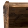SANDY Brown 2-Compartment Shelf / Shoe Storage | Recycled Pine Wood