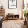 SANDY - Étagère 2 niches en bois Pin recyclé