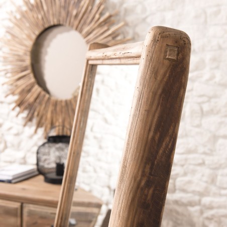 Miroir sur pieds en bois recyclé SANDY