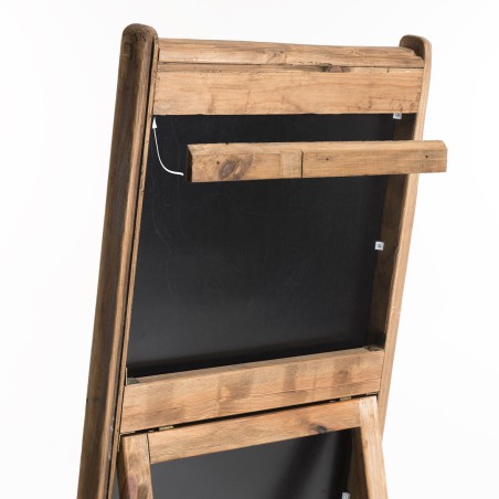 Miroir sur pieds en bois recyclé SANDY