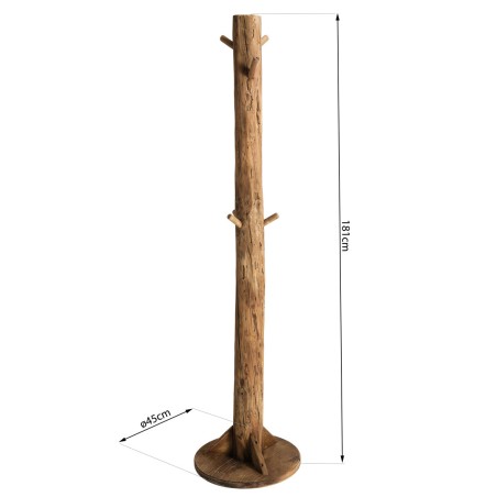 SANDY - Natural Brown Coat Rack | 1.80m Height