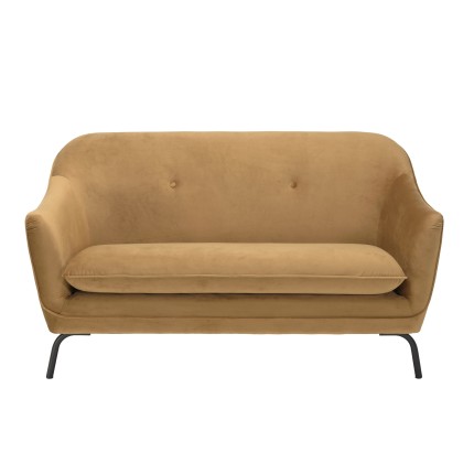 NELSON - Canapé ROME 2 places in Camel Color