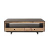 DANDY - Recycled Pine Coffee Table with Drawers and Niche