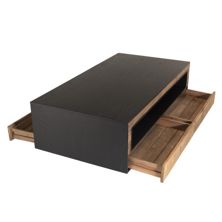 Table basse DANDY en bois de pin recyclé