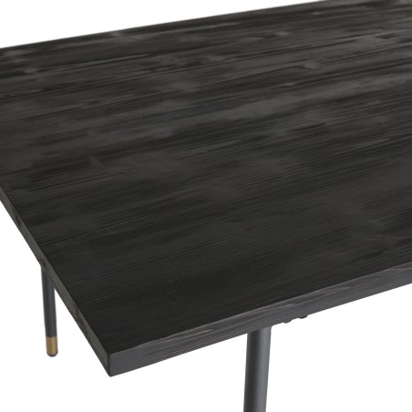 Table à manger YANIS noire 200x100cm