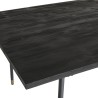 YANIS Black Rectangular Dining Table 200x100cm - Trendy Design