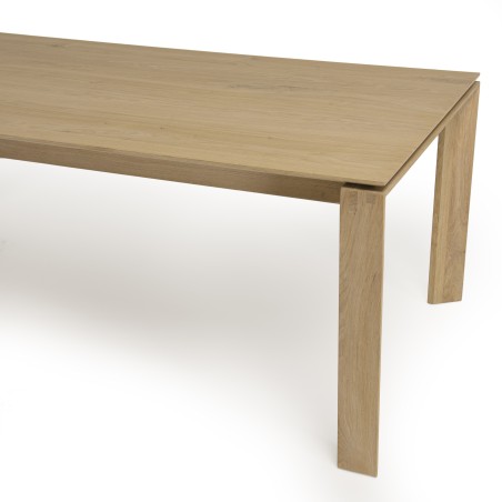 MAXENCE Extendable Rectangular Dining Table 220/320cm - Oak Wood