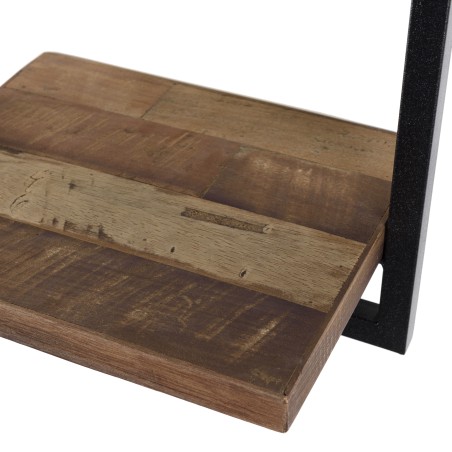 Étagère murale SIXTINE en bois teck recyclé