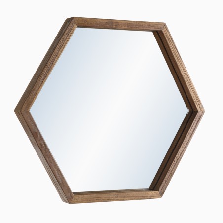 Miroir SIXTINE en bois de teck recyclé