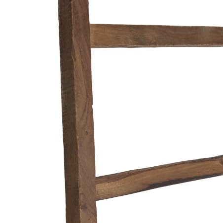 SIXTINE - High Brown Teak Wood Towel Rack