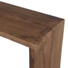 SIXTINE - Brown Square Wall Shelf, 35 x 35 cm, Recycled Teak Wood