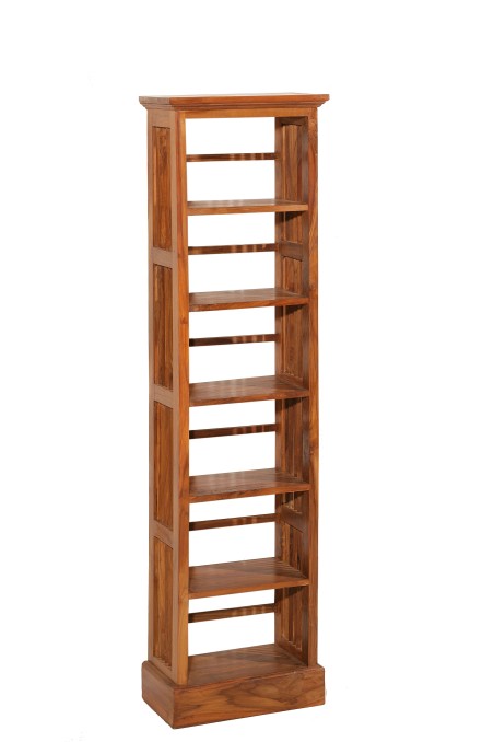 API - Brown 45 cm Teak Wood Bookcase