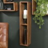 Étagère murale SIXTINE en bois teck recyclé