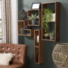 Étagère murale SIXTINE en bois teck recyclé