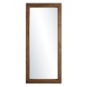SIXTINE - Brown Rectangular Teak Mirror, 180 x 80 cm