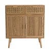 RODRIGO Natural-Colored Sideboard with 2 Drawers and 2 Doors