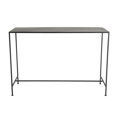 Console industrielle rectangulaire noire - ROMAIN