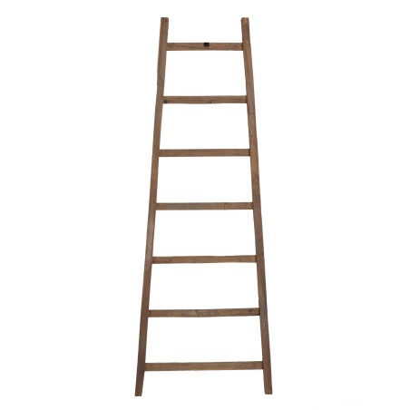 SIXTINE - Brown Teak Wood Recycled Towel Rack