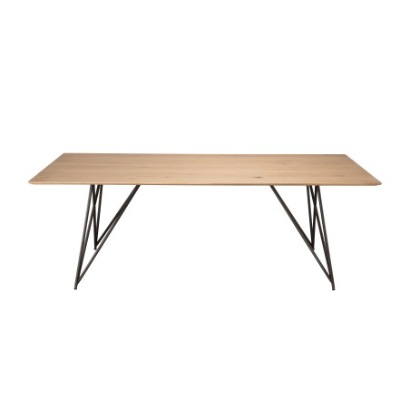 Table à manger MAXENCE en chêne 220x100cm