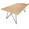 MAXENCE Rectangular Dining Table 220x100cm Oak Wood